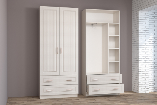 Шкаф 2-створчатый Иннэс 6 МДФ - купить за 17185.00 руб.