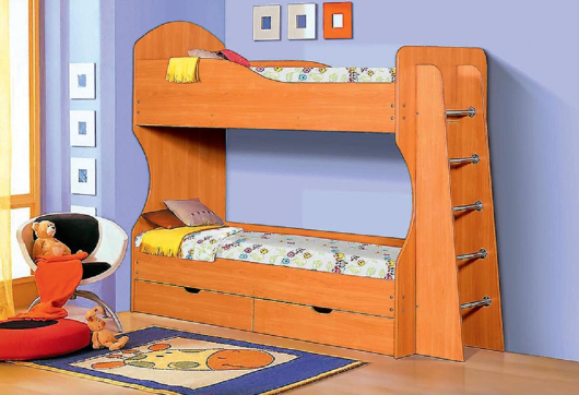 Кровать 2-х ярусная с ящиками - купить за 23322.00 руб.