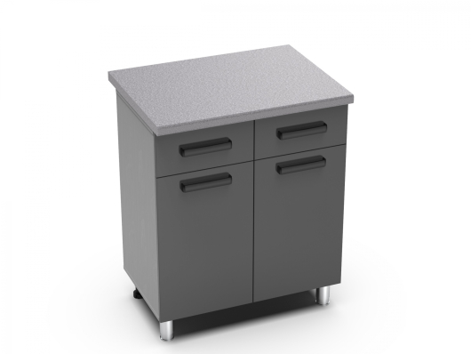 Шкаф нижний с двумя ящиками Либерти 8Р2 - купить за 7758.00 руб.