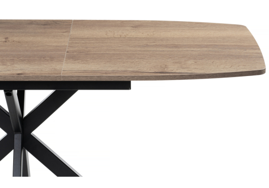 Деревянный стол Тамаса дуб галифакс табак / черный - купить за 14100.00 руб.