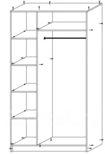 Шкаф 3-х дверный Севиль - купить за 0.00 руб.
