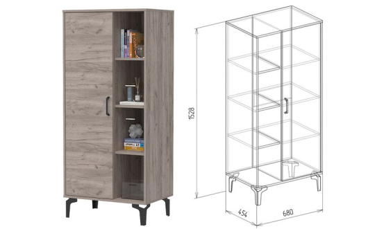 Витрина Монако №2 - купить за 9964.00 руб.