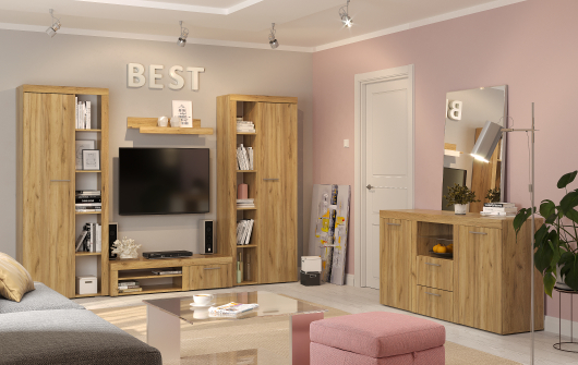 Гостиная Best (вариант 6) - купить за 26980.0000 руб.