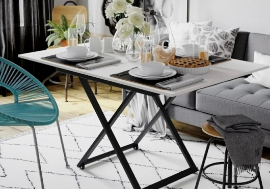 Стол обеденный Генри Белый Премиум/Чёрный - купить за 0.00 руб.