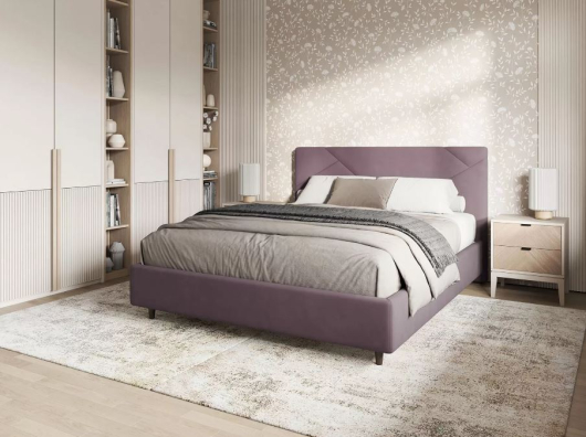Кровать Венди Лаванда велюр - купить за 29990.00 руб.