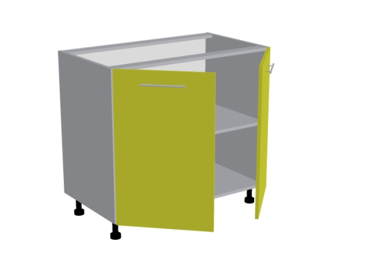 Стол 2-х дверный Н90Д2 Базис - купить за 11457.00 руб.