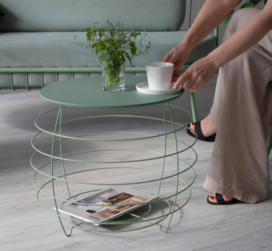 Столик журнальный SHT-CT77 бразо / мятный - купить за 4284.00 руб.