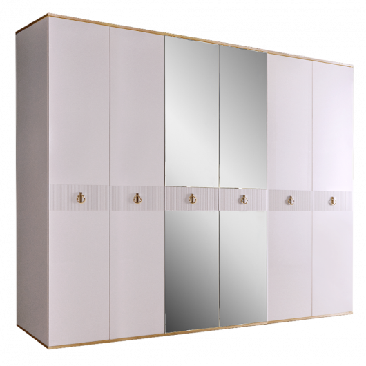 Шкаф 6-ти дверный с зеркалами Rimini Solo РМШ1/6 (s) - купить за 130890.00 руб.