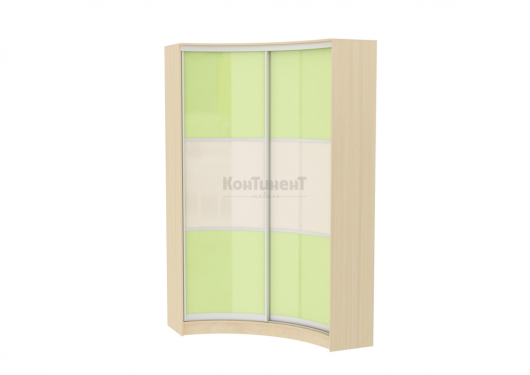 Радиусный шкаф-купе арт.7 пластик - купить за 57949.00 руб.