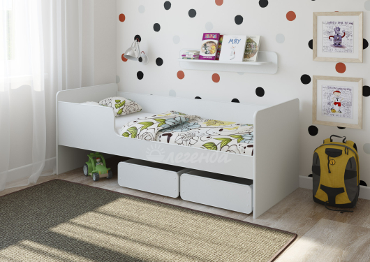 Детская кровать Легенда 40 белая - купить за 14270.00 руб.