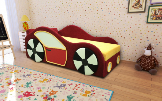 Детский диван Машинка - купить за 25750.00 руб.