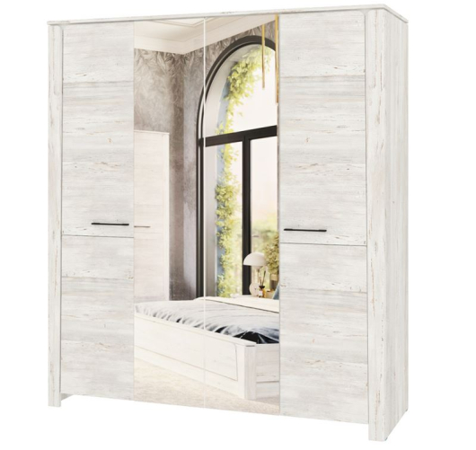 Шкаф 4-х дверный Моника - купить за 33120.00 руб.