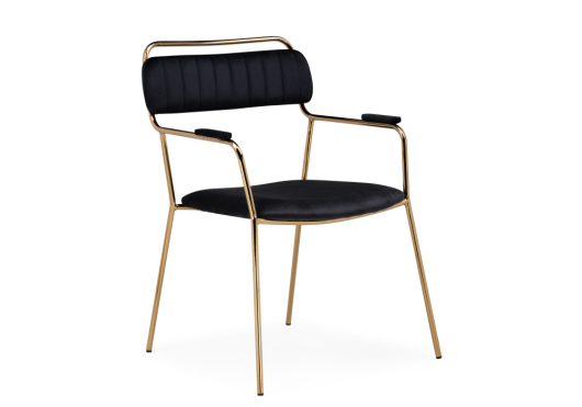 Кресло Aspen black / gold - купить за 6990.00 руб.