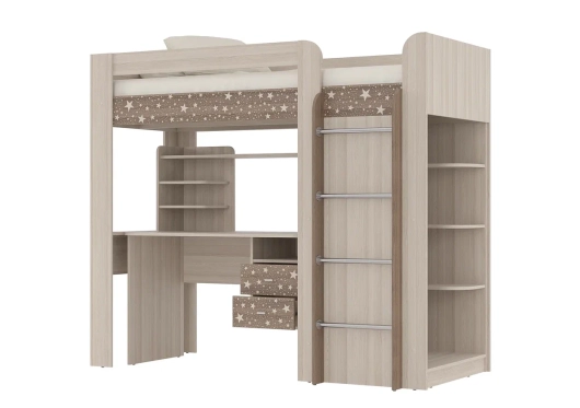 Кровать-чердак Скай 4-2020 с письменным столом Скай 6-0620 - купить за 0.00 руб.