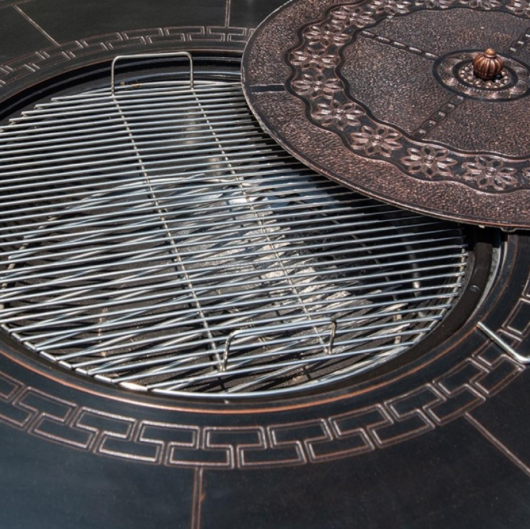 Обеденная группа из алюминия стол Барбекю 4+4 кресла Вулкан-2 - купить за 101850.00 руб.