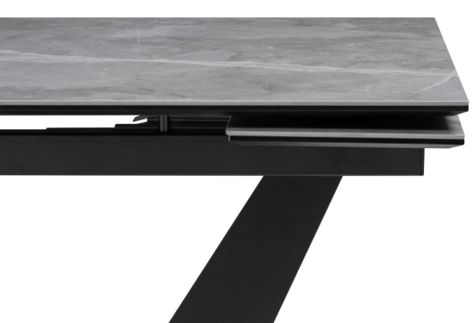 Керамический стол Кели серый мрамор/чёрный - купить за 0.00 руб.