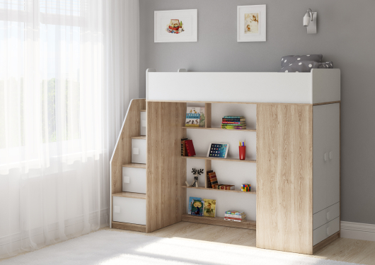 Кровать-чердак Легенда F604.3 - купить за 39170.00 руб.
