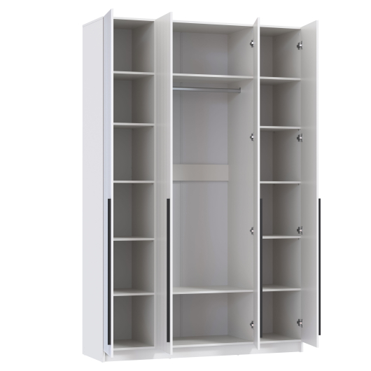 Шкаф 4-х дверный 67.09 Брандо ЛДСП/ЛДСП Белый - купить за 25488.00 руб.