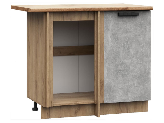 Шкаф нижний угловой стыковочный Альфа ШНУ 1000 - купить за 5328.00 руб.