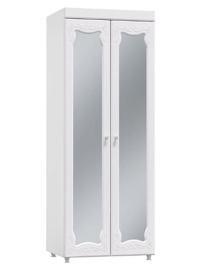 Шкаф двухдверный (560) Италия ИТ-48 с 2-мя зеркалами - купить за 20876.00 руб.