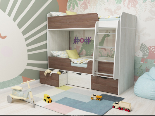 Кровать двухъярусная «Малыш Двойняшка» - купить за 0.00 руб.