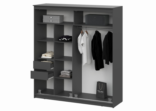 Шкаф-купе №25 Блэк Лайт - купить за 0.00 руб.