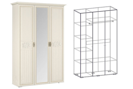 Шкаф 3х створчатый Виктория - купить за 48262.00 руб.