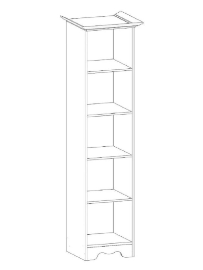 Шкаф однодверный Латте 1 - купить за 0.00 руб.