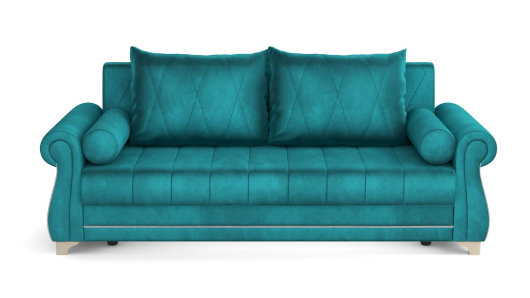 Диван Порто М велюр тенерифе изумруд / велюр тенерифе грей - купить за 59921.00 руб.