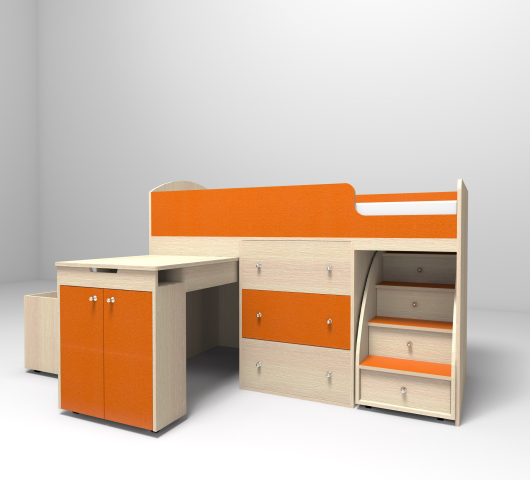 Кровать-чердак Малыш - купить за 26770.00 руб.