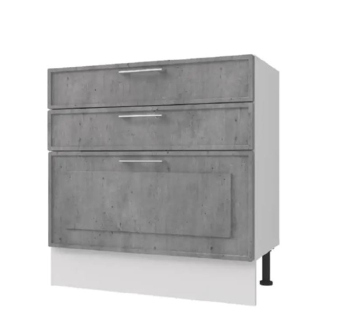 Модуль № 23 Стол 80 с 3 ящиками Престиж - купить за 6909.00 руб.