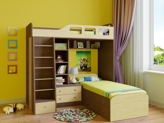 Кровать двухъярусная Астра 4 - купить за 38400.00 руб.