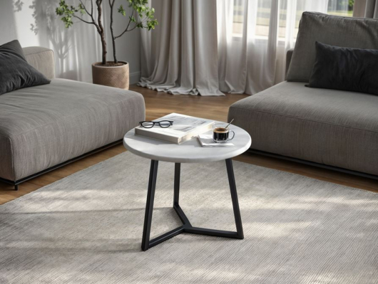 Стол журнальный СЖ-9 Бетон снежный - купить за 5094.00 руб.