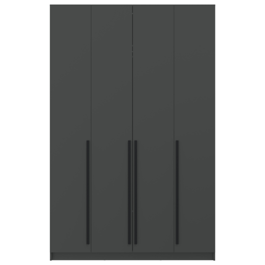 Шкаф 4-х дверный 67.09 Брандо ЛДСП/ЛДСП Диамант серый - купить за 21197.00 руб.