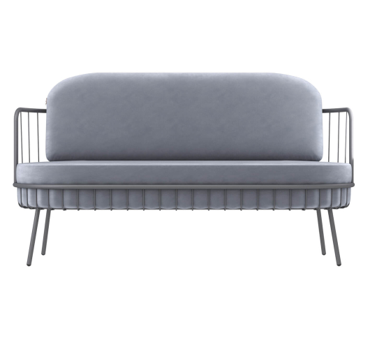 Диван SHT-SF8 стальной серый / графит муар - купить за 33984.00 руб.