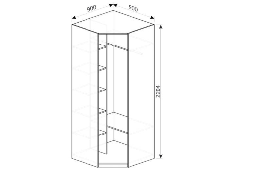 Угловой шкаф Классика Версаль - купить за 0.00 руб.