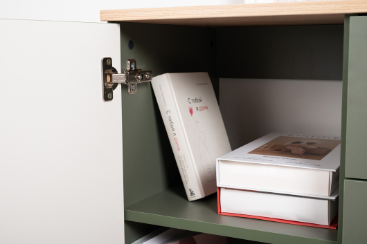 Комод Маттиас 16.245 Гикори Рокфорд/Дымчатый Зеленый - купить за 16526.00 руб.