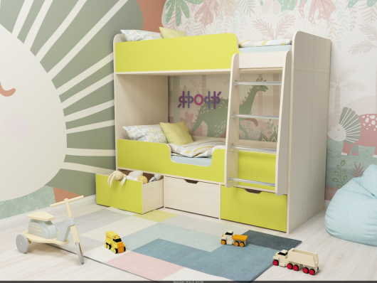 Кровать двухъярусная «Малыш Двойняшка» - купить за 0.00 руб.
