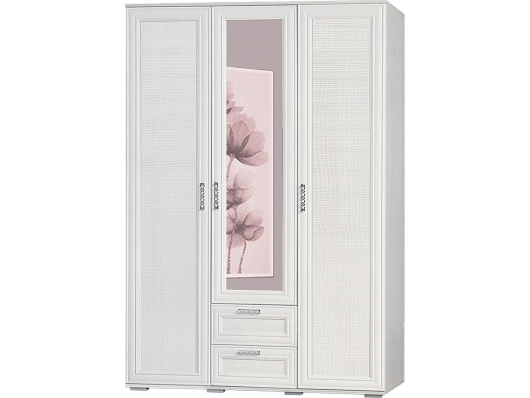 Шкаф 3-х дверный с ящиками №25 Корвет Люкс - купить за 38664.00 руб.