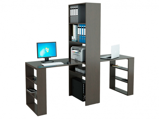 Компьютерный стол со стеллажом Рикс 455 - купить за 8997.00 руб.