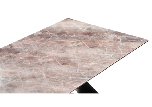 Стеклянный стол Ноттингем карелия/чёрный - купить за 0.00 руб.