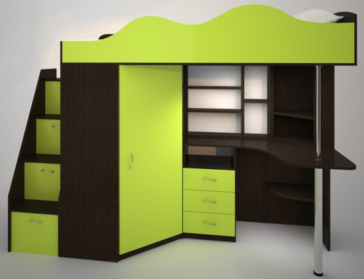 Кровать-чердак Пионер - купить за 0.00 руб.