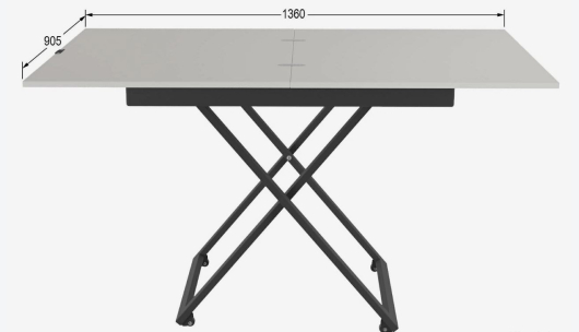 Стол обеденный Генри Белый Премиум/Чёрный - купить за 0.00 руб.