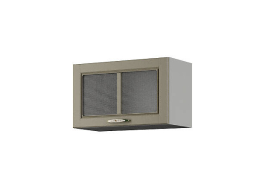 Шкаф навесной со стеклом №15 Лондон ШВГС 600 - купить за 4060.00 руб.