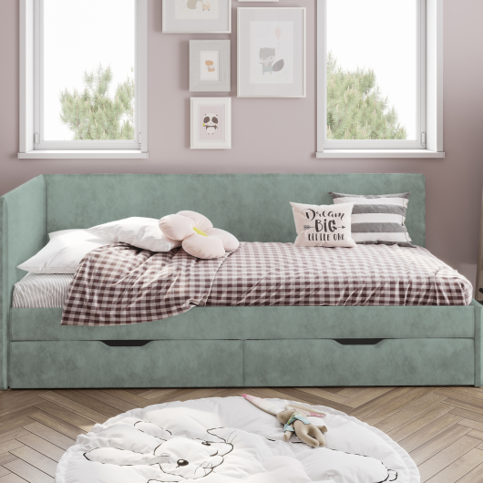 Кровать Лео КР-49 эвкалипт - купить за 23881.00 руб.