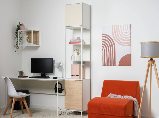 Стеллаж Марвэл 16.426 Белый/Плэйн/Сатин - купить за 0.00 руб.