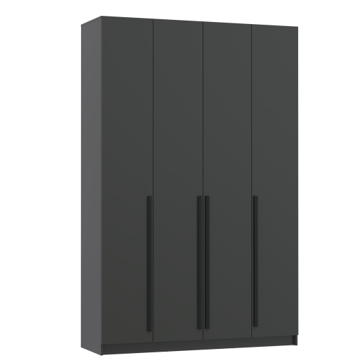 Шкаф 4-х дверный 67.09 Брандо ЛДСП/ЛДСП Диамант серый - купить за 21197.00 руб.