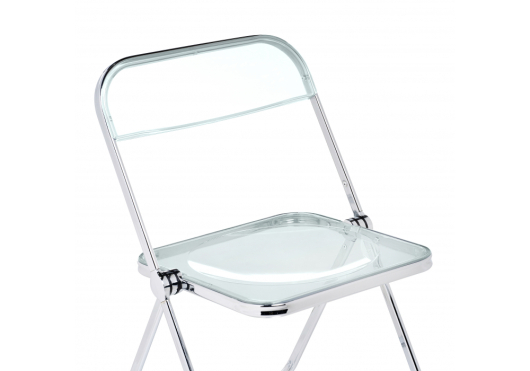 Пластиковый стул Fold складной clear gray-blue - купить за 0.00 руб.