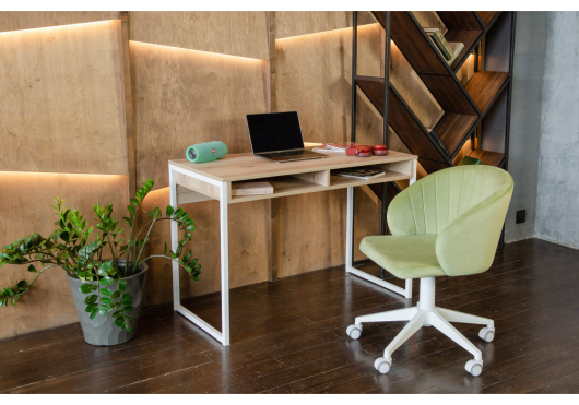 Письменный стол Леон Лофт с белым подстольем - купить за 0.00 руб.