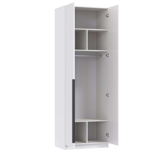 Шкаф 2-х дверный 67.10 Брандо ЛДСП/МДФ Белый - купить за 15686.00 руб.